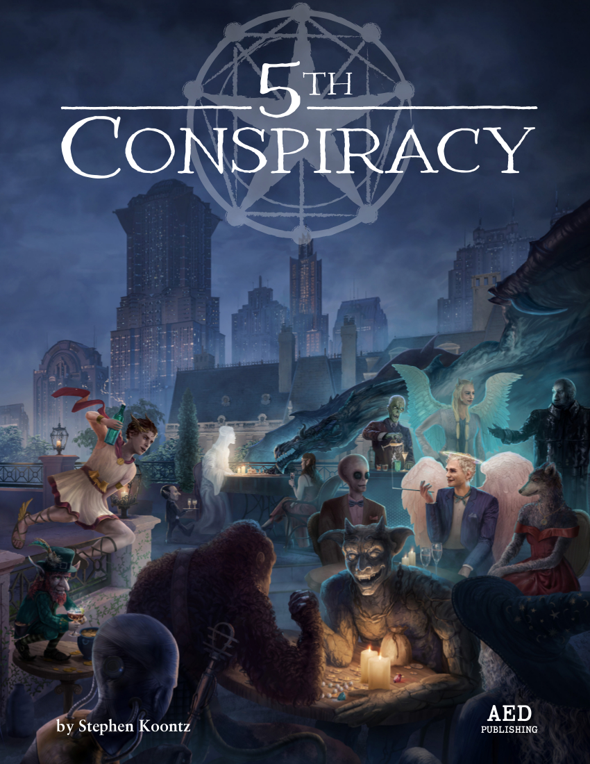 Picture of the cover of the 5th Conspiracy Rule Book